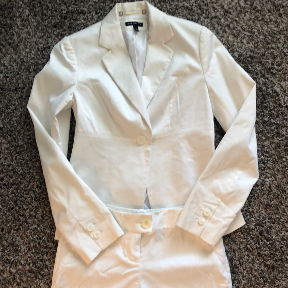 Beautiful white suit by the Limited
